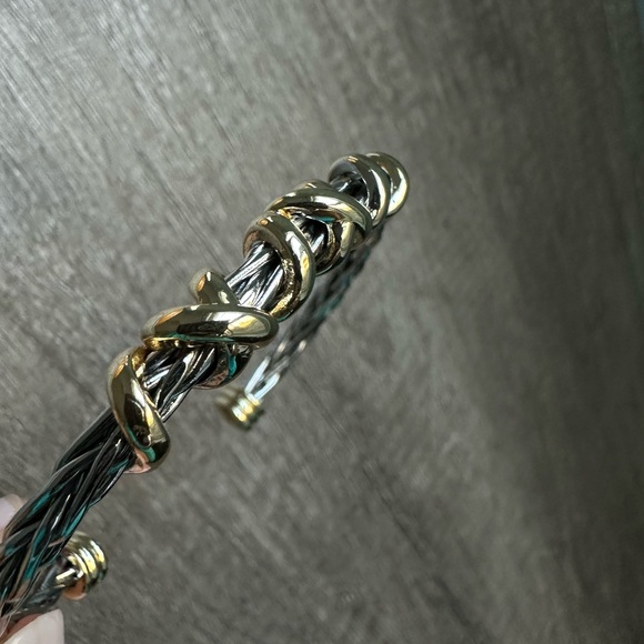 Two-Tone Braided Cuff - Picture 4 of 4